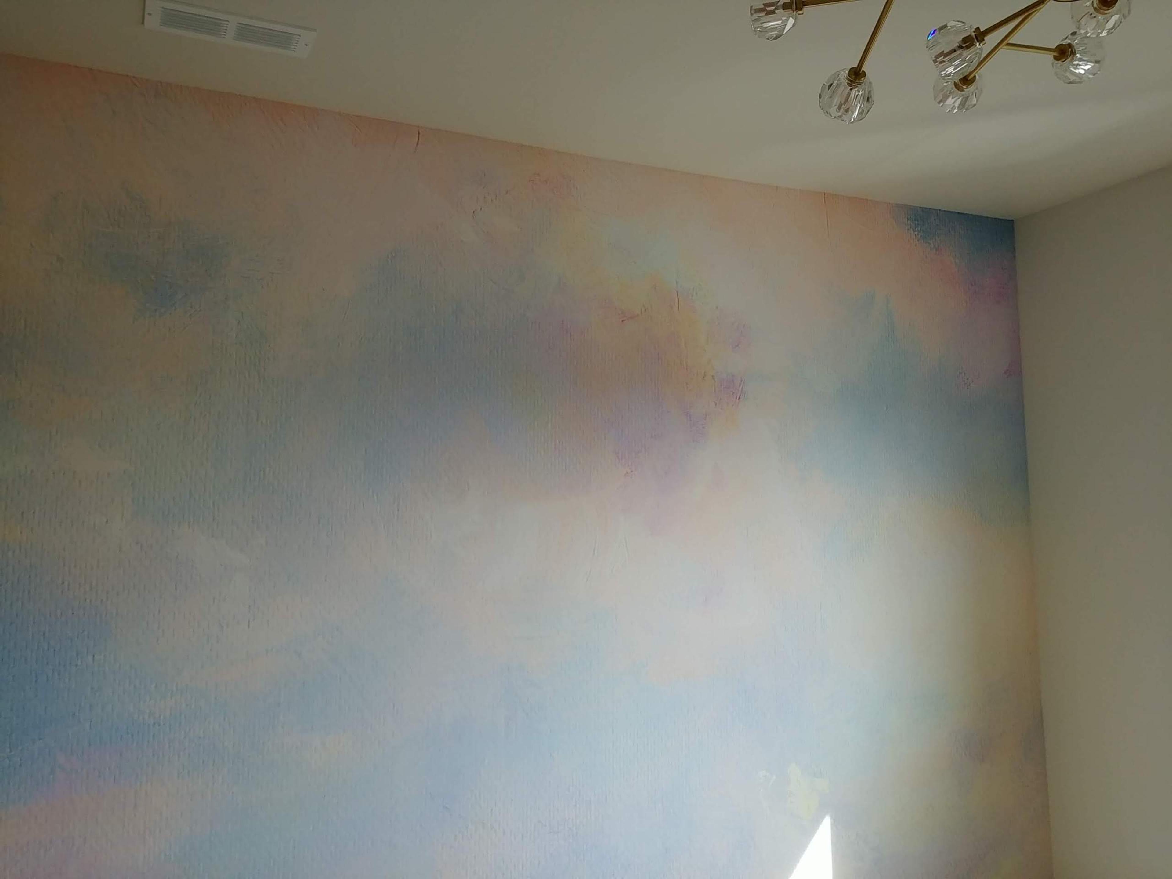 peel and stick wallpaper installation